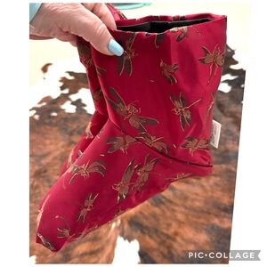 HERBAL CONCEPTS HEAT & COLD BOOTIES SATIN DRAGONFLY JACQUARD BROCADE
